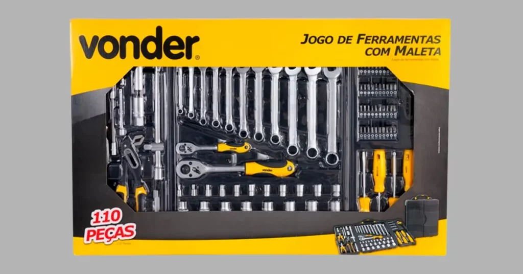 Jogo de ferramentas Vonder 110 peças reviews